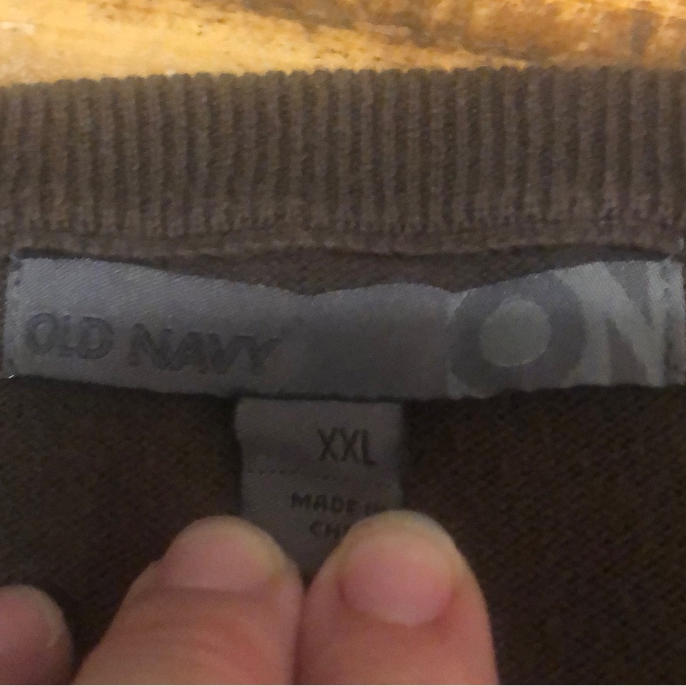 OLD NAVY Men’s XXL Argyle V-Neck Sweater. - Picture 7 of 9